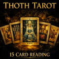 Personalised 15 Card Thoth Tarot Reading