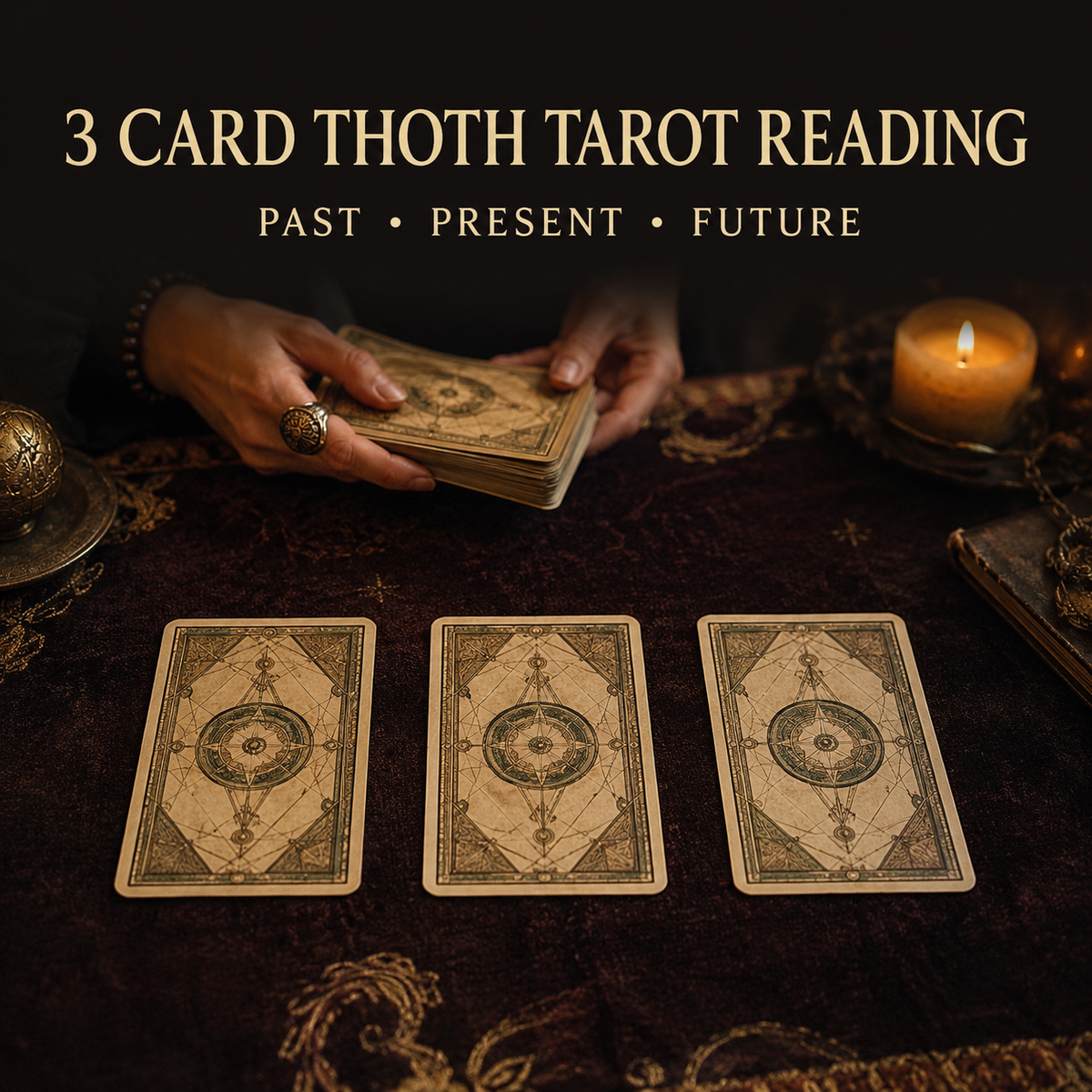 3 Card Thoth Tarot Reading – Past, Present & Future